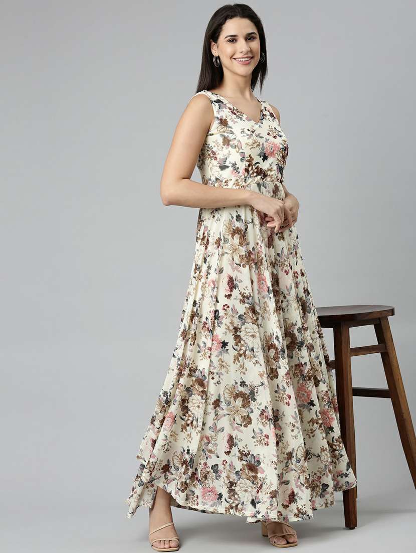 Women's Fit & Flare Floral Dress