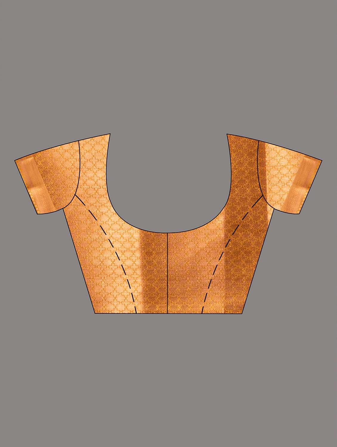 Women's Self Design Mustard Colored Saree With Blouse