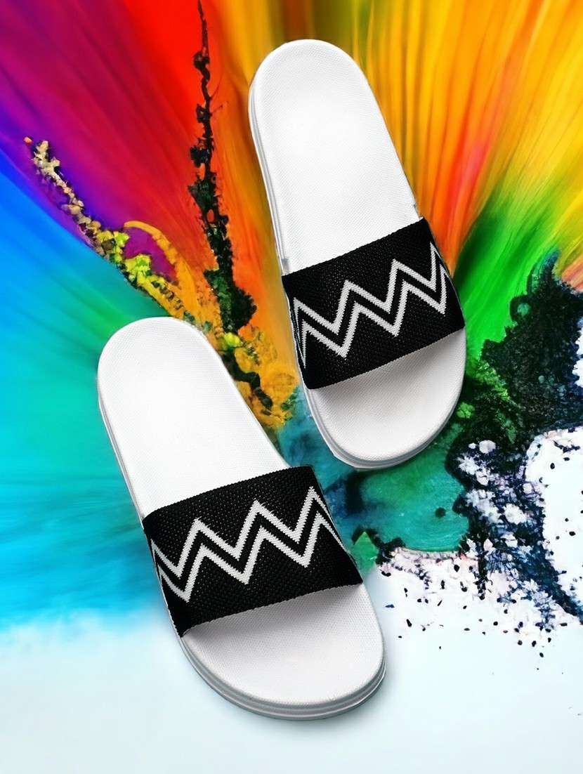 White Eva Slip On Flip Flops