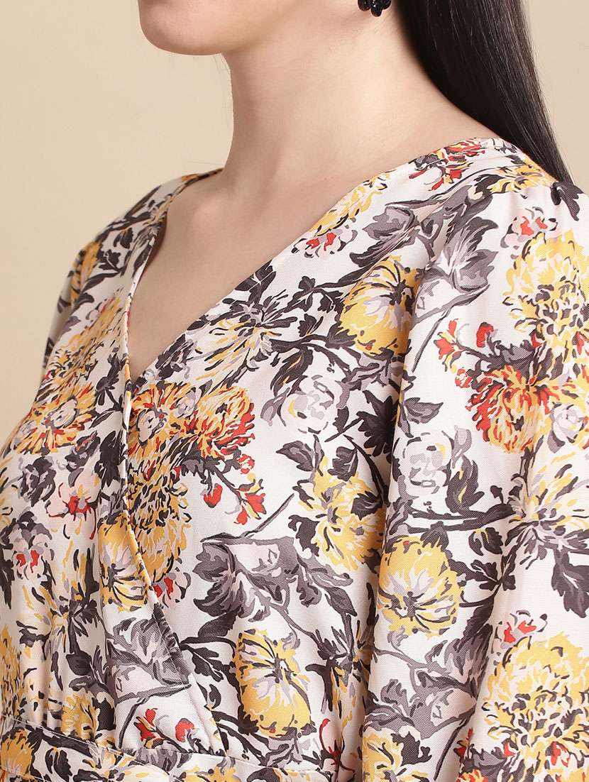 Women's Fit & Flare Floral Dress