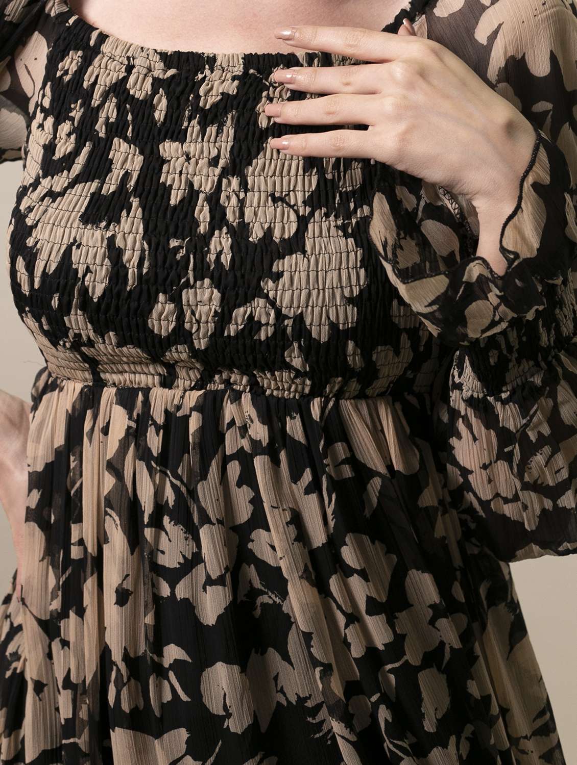 Women's Tiered Floral Dress