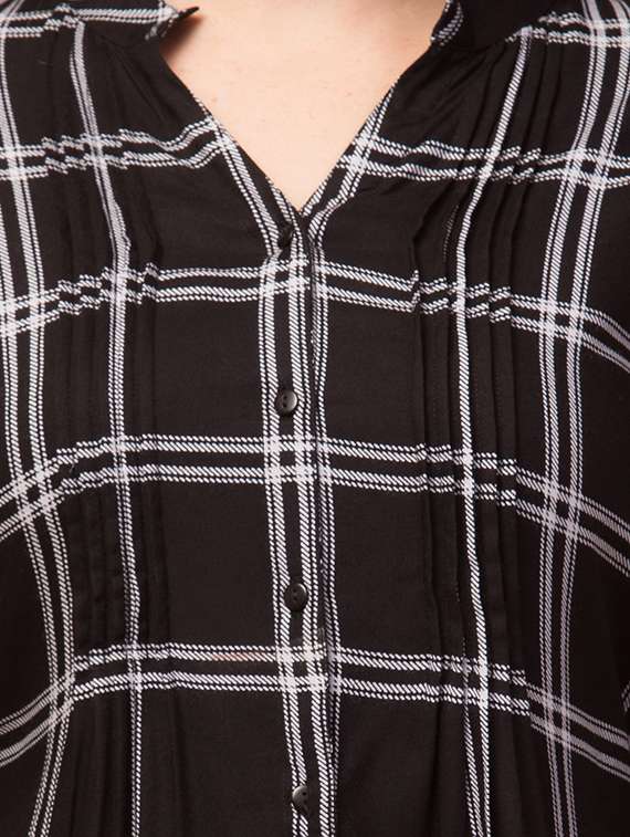 Women Checked Tunic