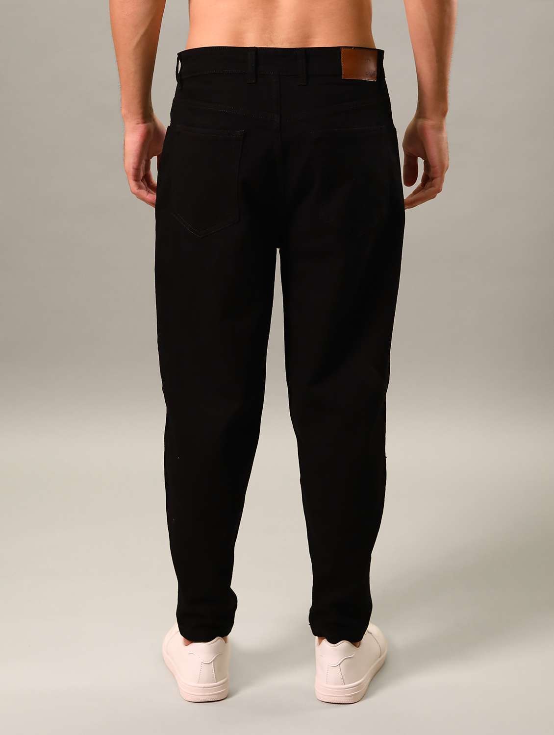 Mens Baggy Plain Jeans