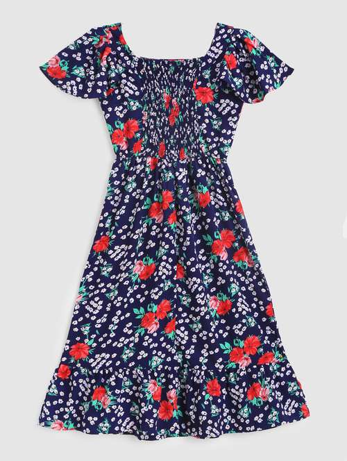 Kids Floral Printed Frock