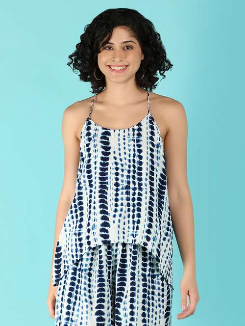 Women White Cotton Regular Top