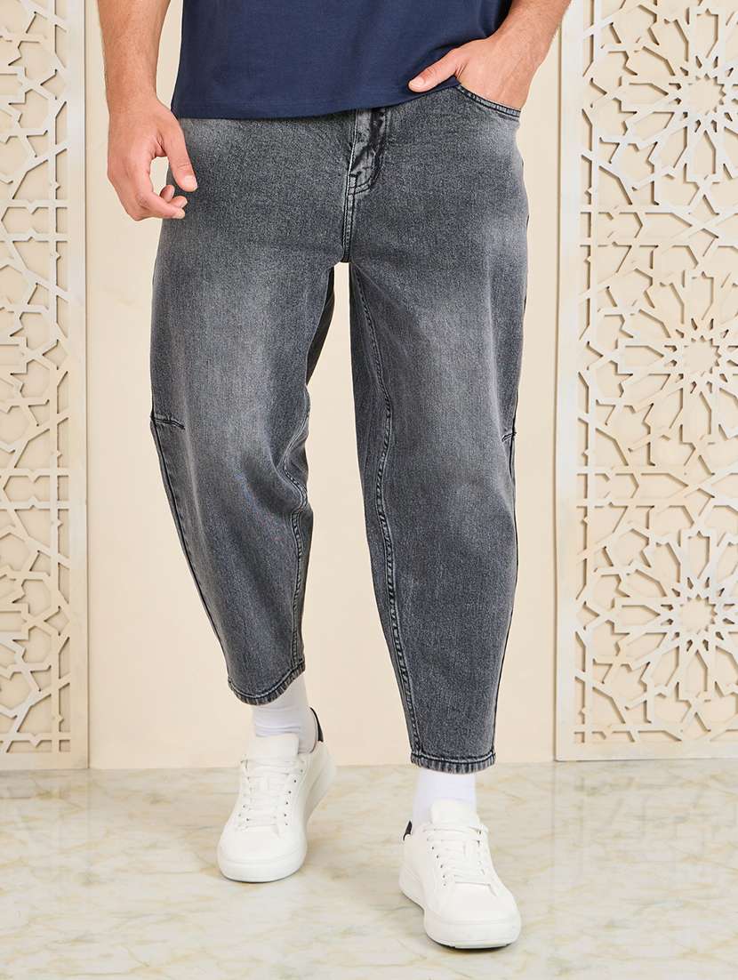 Men Mid Rise Plain Jeans