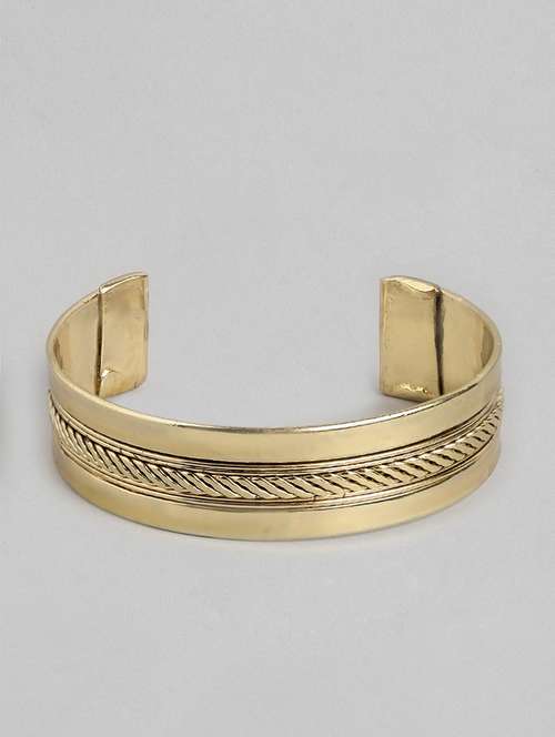 Gold Metal Bangle Bracelet