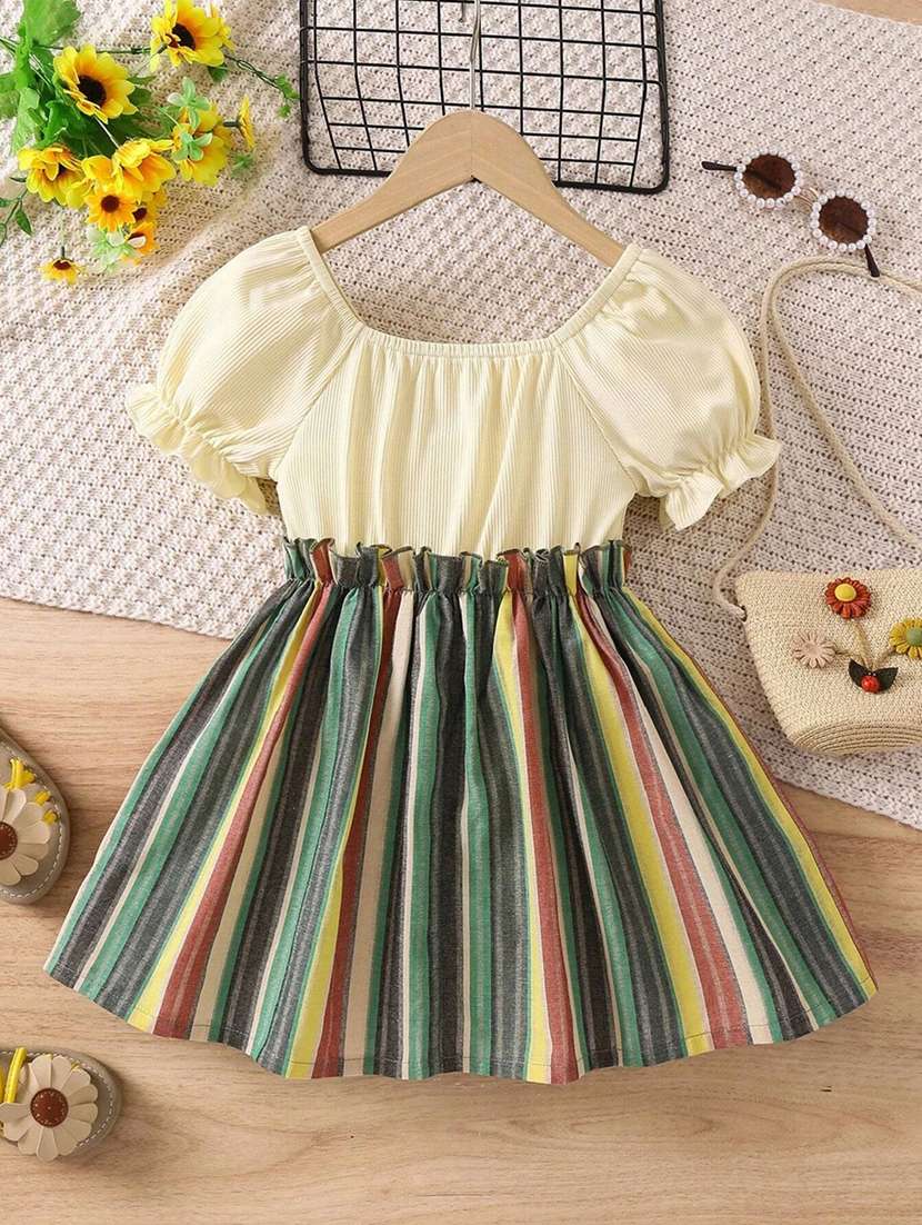 Multi Polyester Frock