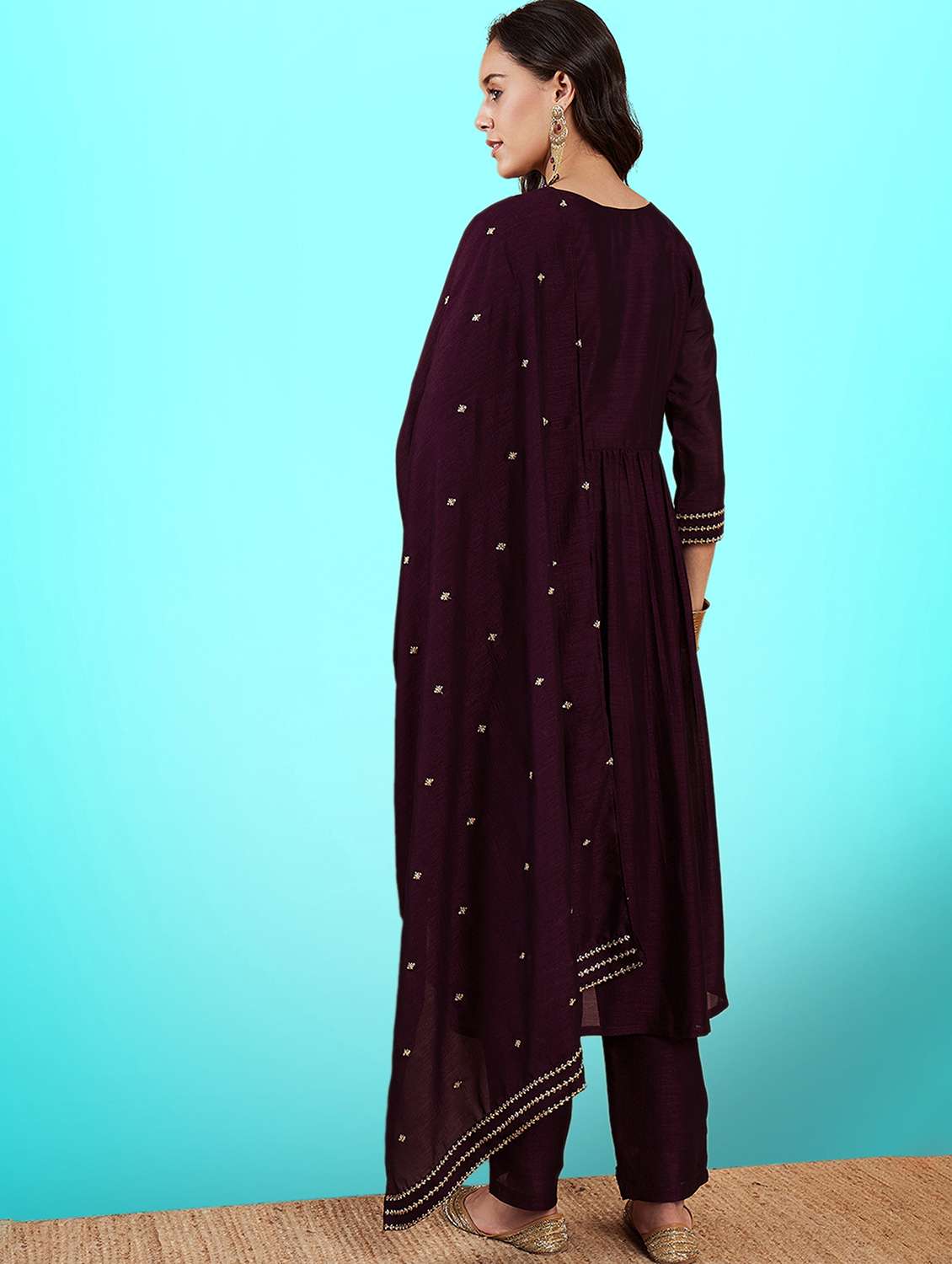 Women Kurta Pant Set With Dupatta