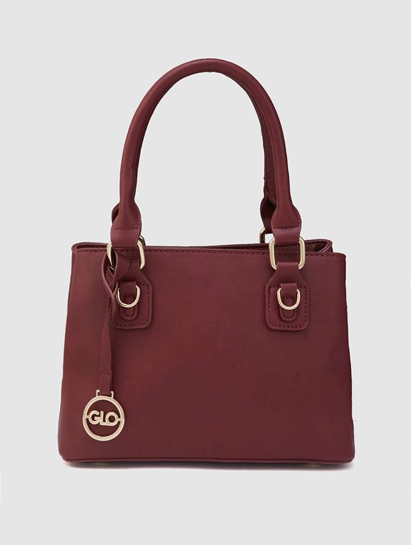 Women Maroon Leatherette (Pu) Handbag