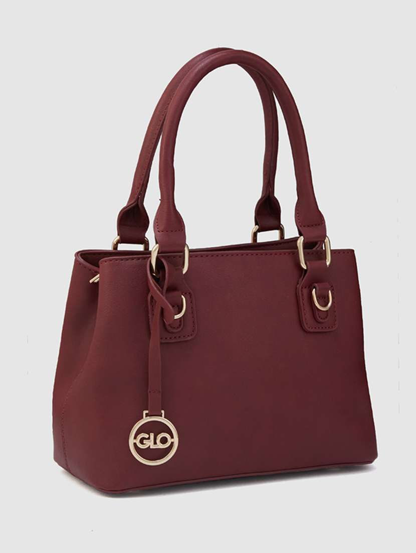 Women Maroon Leatherette (Pu) Handbag