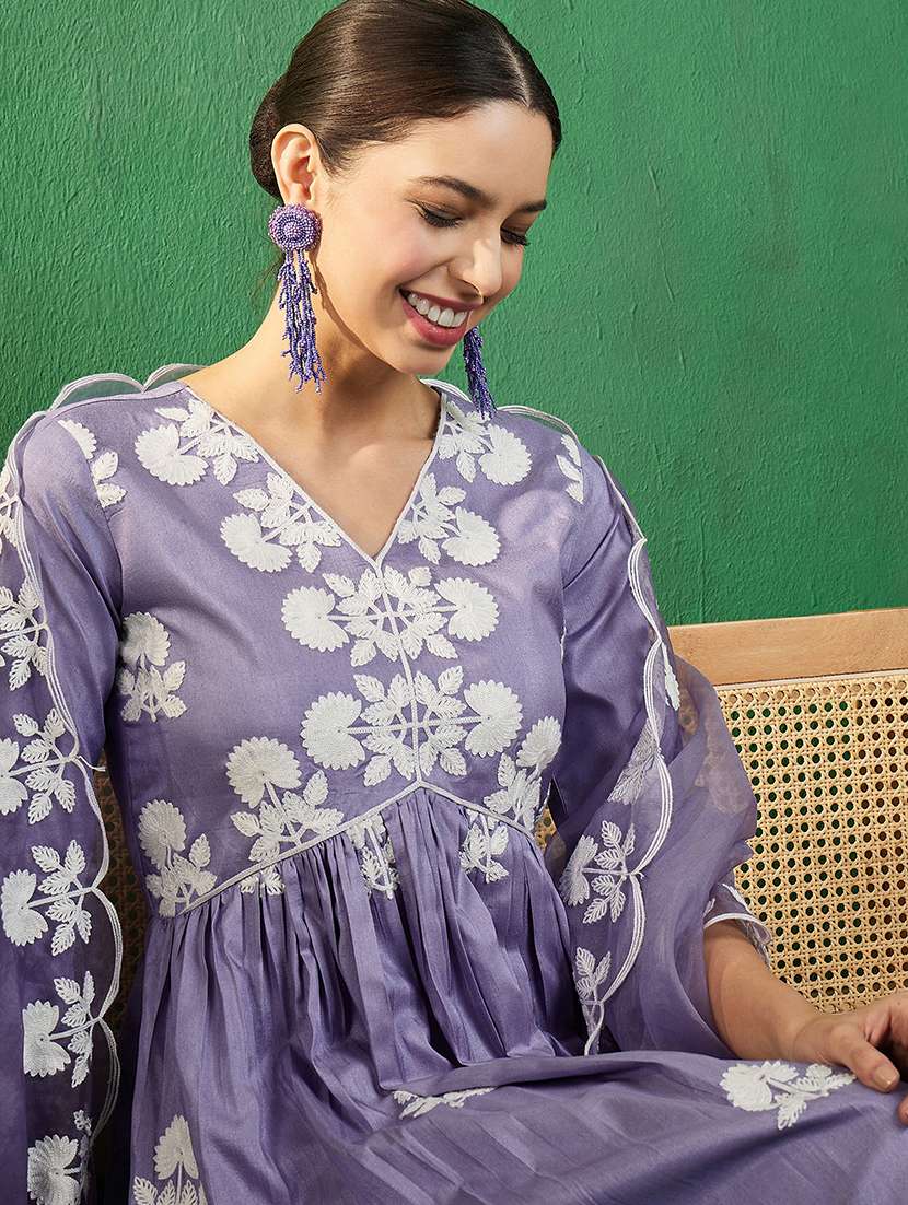 Women Kurta Pant Set With Dupatta