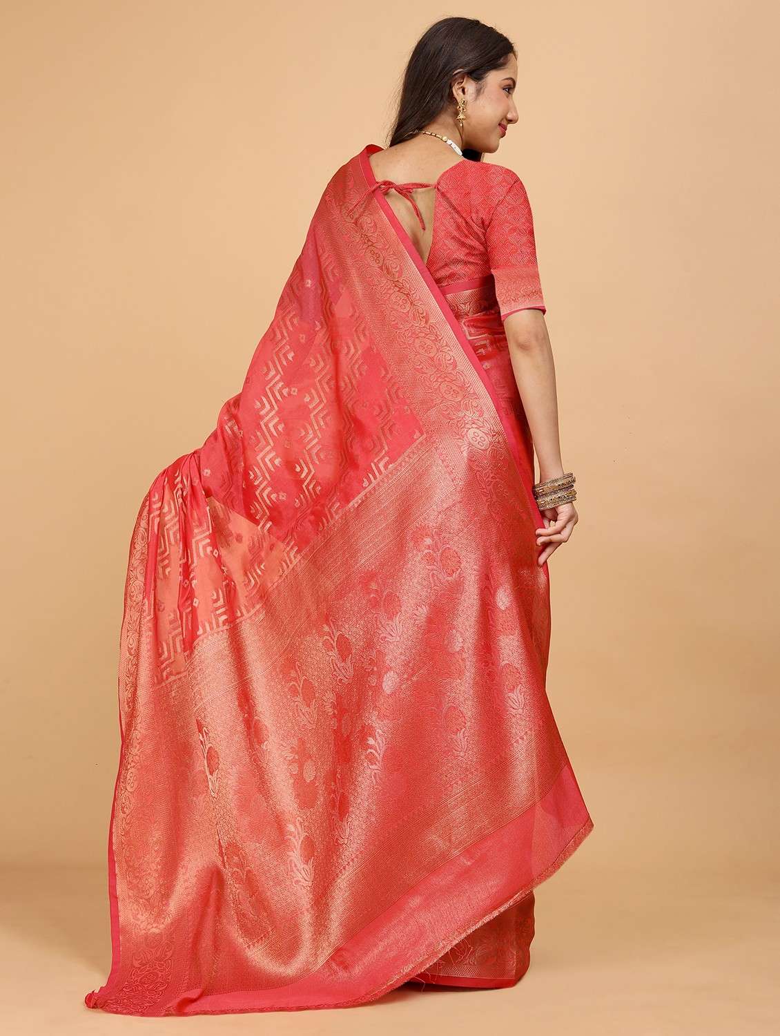 Women Self Design Baluchari Saree