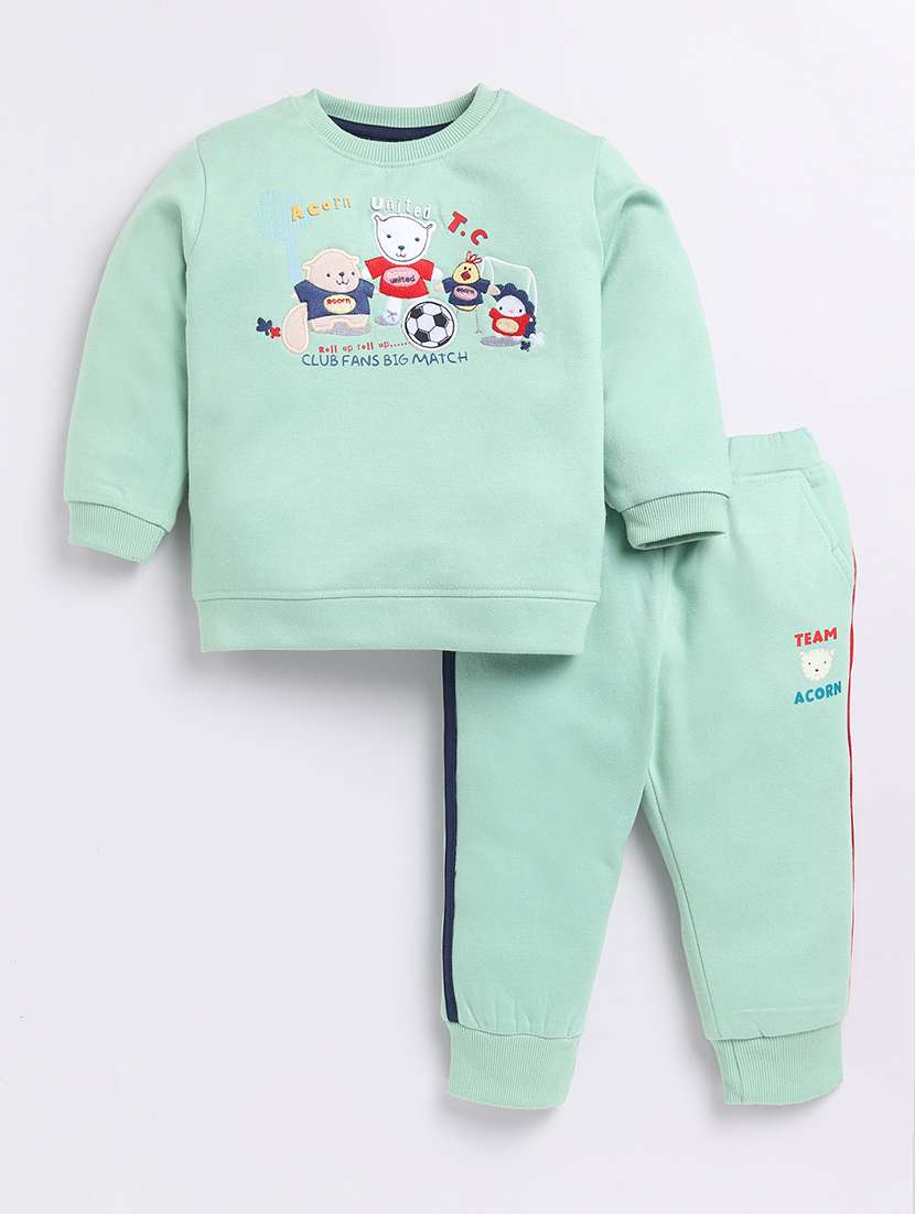 Boys Printed T Shirt & Jogger Set