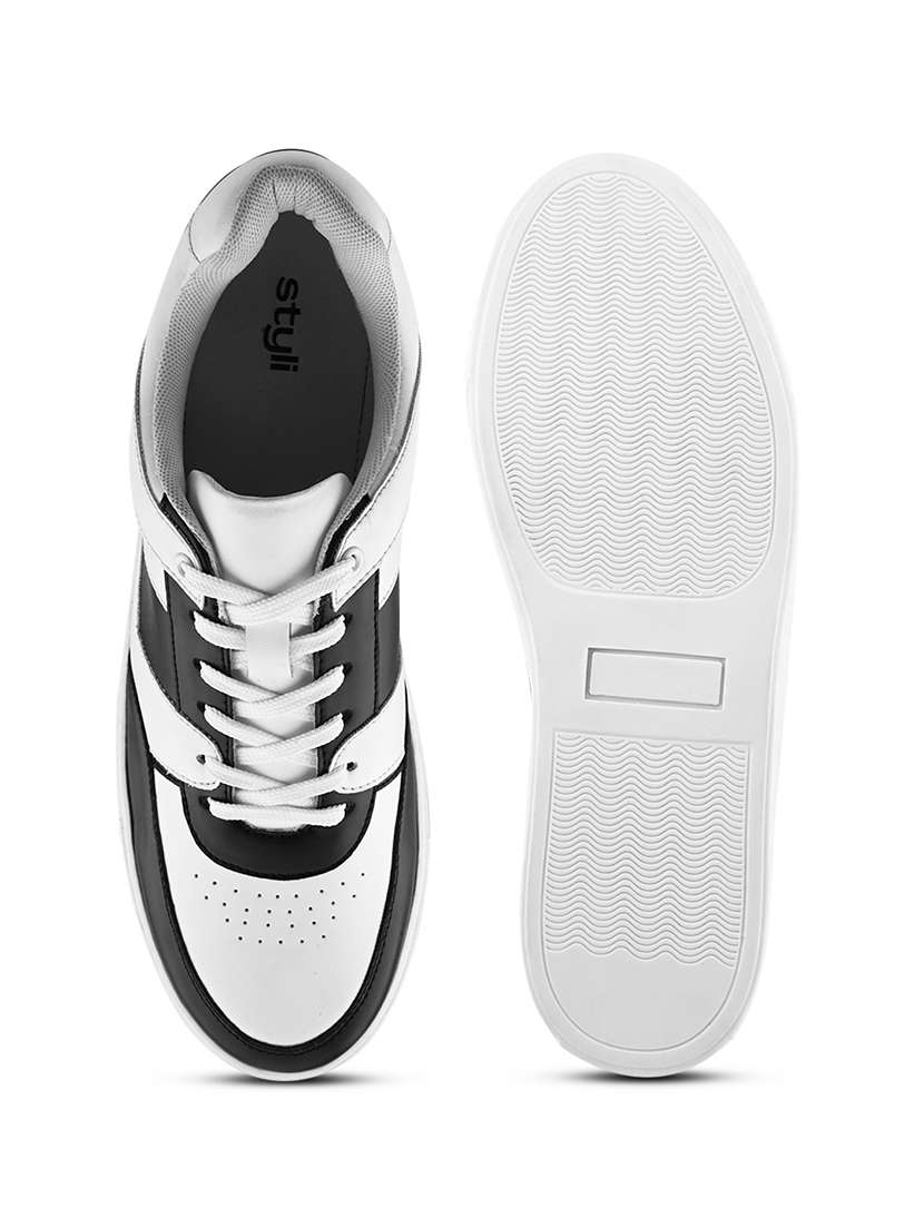 Men Color Block Lace Up Sneaker