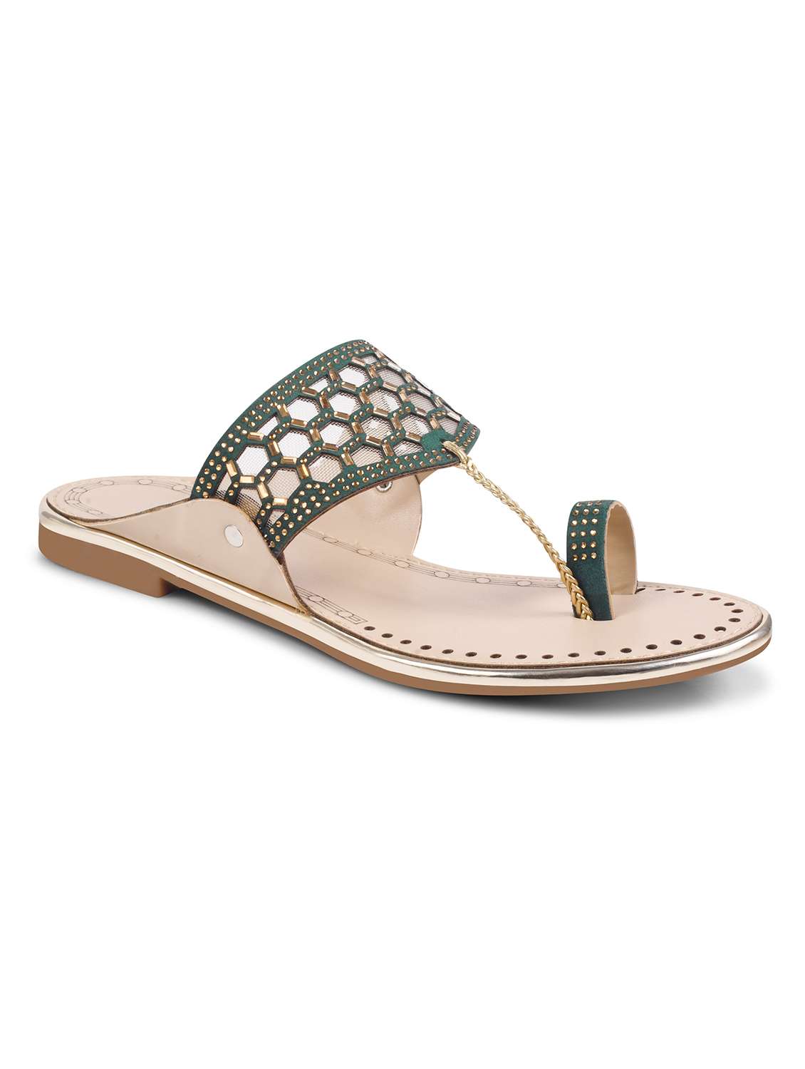 Women Embellished One Toe Kolhapuri