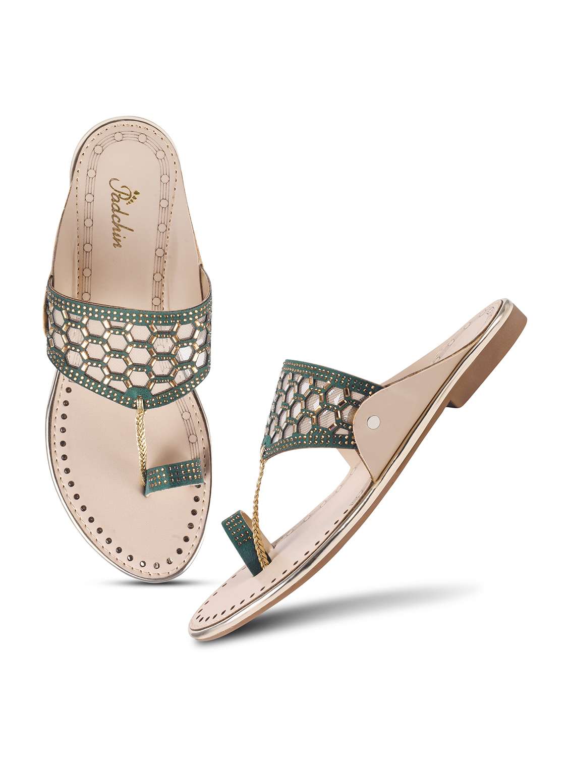 Women Embellished One Toe Kolhapuri