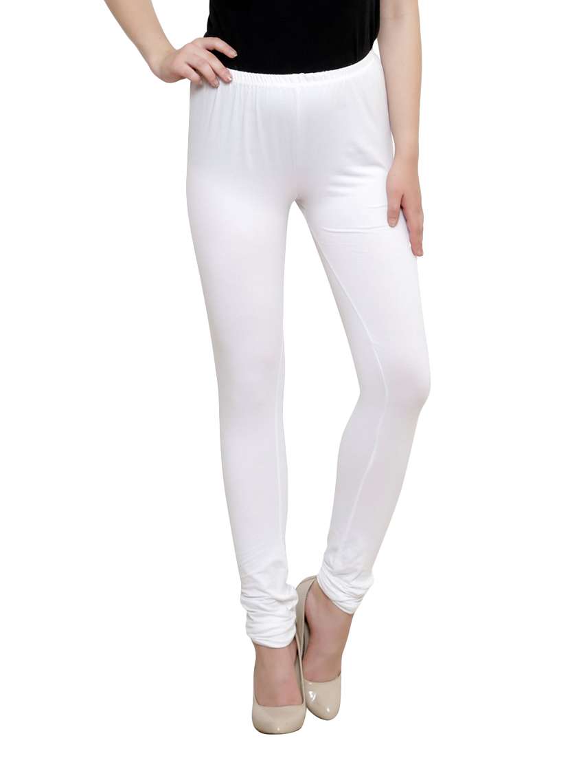 White Cotton, Lycra Legging